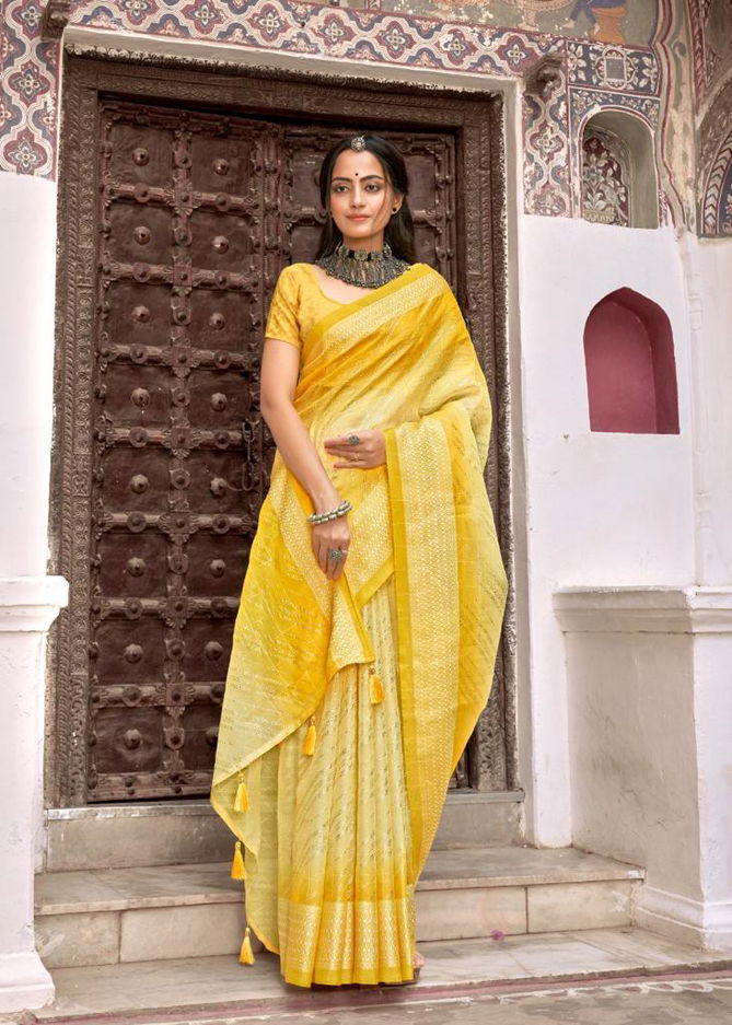 Kashvi Rukmani Fancy Exclusive Wear Wholesale Saree Collection